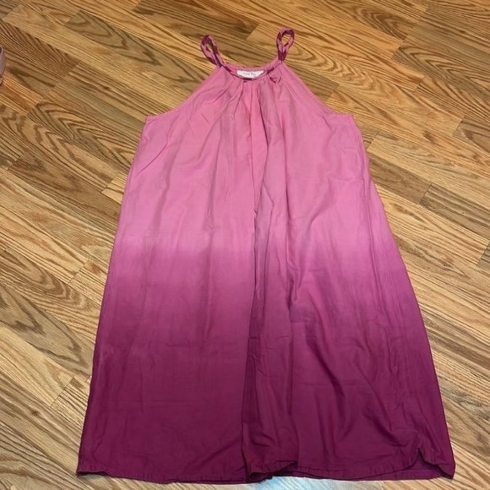 Coral Bay Beach Dress, Beach Cover up, Pink ombré Sundress